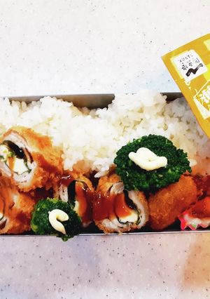 高校生弁当覚え書き189チーズしそカツ-レシピのメイン写真