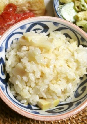 もろみのチカラで、真竹の炊き込みごはん♪-レシピのメイン写真