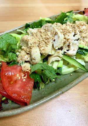 サラダチキンでお手軽♪ 棒棒鶏-レシピのメイン写真