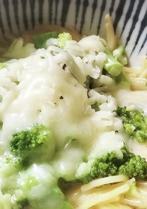 レンジで濃厚チーズとブロッコリーのパスタ-レシピのメイン写真