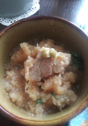 豚スライスのみぞれ煮-レシピのメイン写真