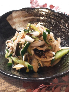 新たまねぎときゅうりの昆布和え梅風味-レシピのメイン写真