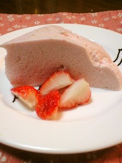 超簡単すぎる!いちごババロア-レシピのメイン写真