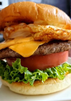 盛り付けで変わるみんなのハンバーガー-レシピのメイン写真