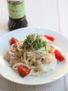 大葉ごまだれのサラダうどん-レシピのメイン写真