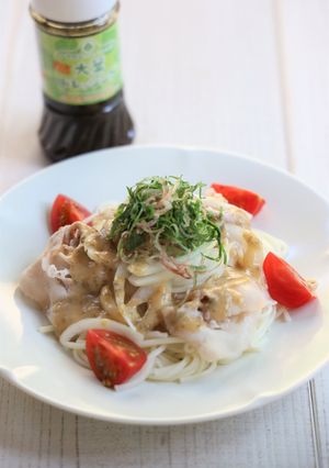 大葉ごまだれのサラダうどん-レシピのメイン写真