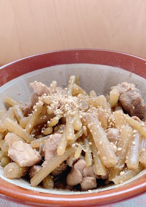 普段使いのふきと鶏肉の煮物-レシピのメイン写真