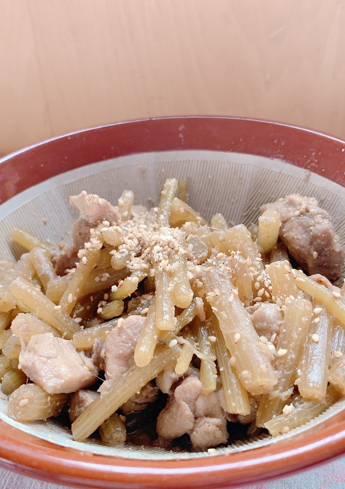 普段使いのふきと鶏肉の煮物-レシピのメイン写真