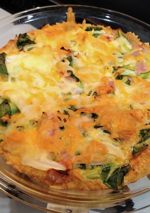 キッシュ風オーブン焼き-レシピのメイン写真
