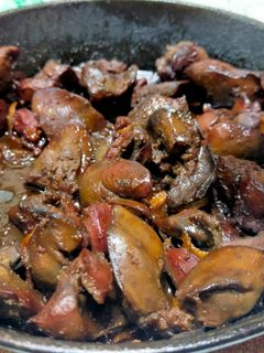 貧血予防★鶏レバー赤ワイン煮込み-レシピのメイン写真