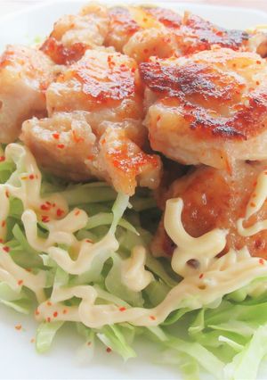〖 鶏むね肉のにんにく唐辛子焼き 〗-レシピのメイン写真