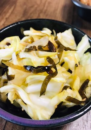 箸休めに♫キャベツの昆布の佃煮和え♡-レシピのメイン写真