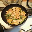 鶏胸肉とじゃがいもの味噌炒め