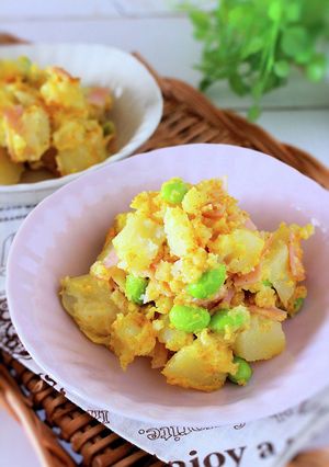 レンジで簡単カレーポテサラ-レシピのメイン写真