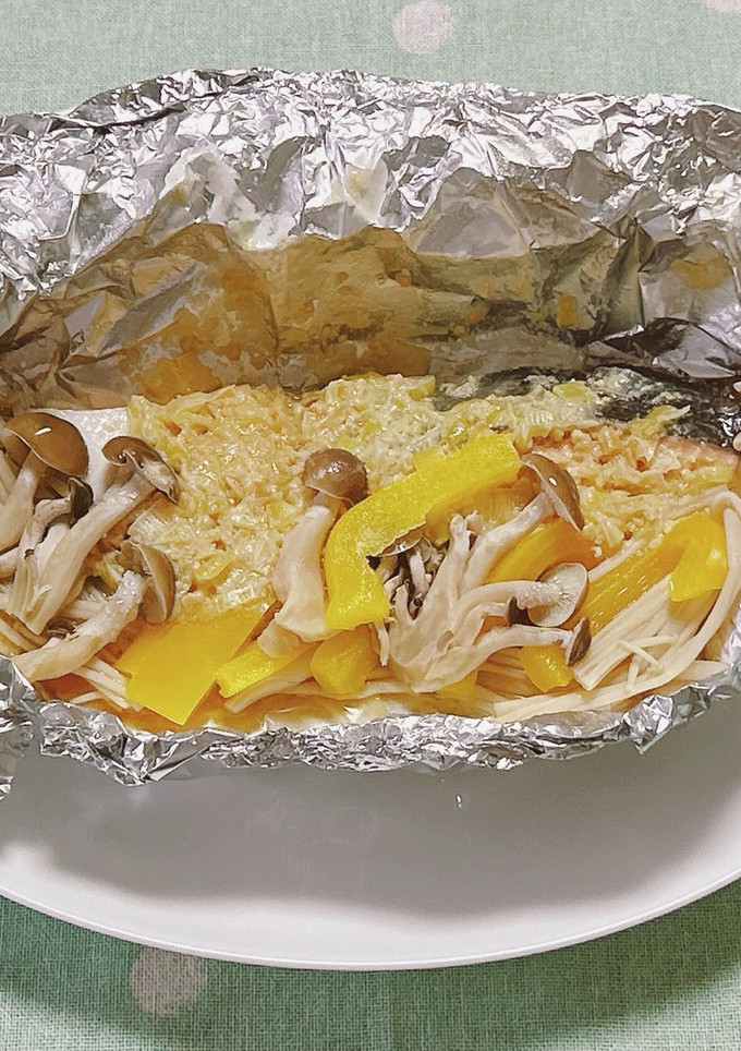 【主菜】鮭の味噌マヨ焼き-レシピのメイン写真