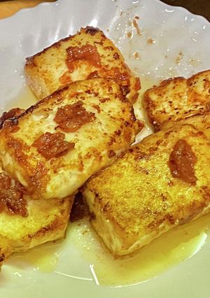 絹ごし豆腐の梅バター焼き-レシピのメイン写真