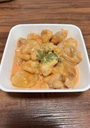 鶏肉のピリ辛オーロラソース炒め-レシピのメイン写真