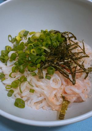 白滝明太パスタ-レシピのメイン写真