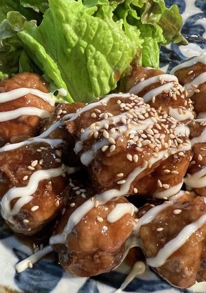 豚こまコロコロ甘酢焼き-レシピのメイン写真
