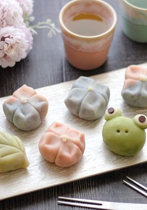 レンジで簡単！練り切り-レシピのメイン写真