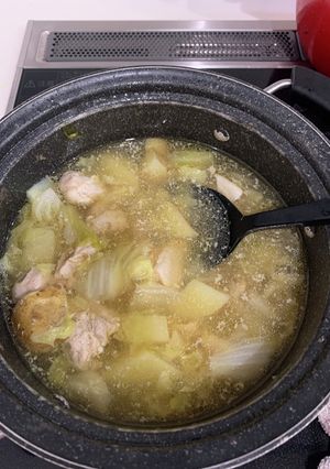 鳥もも肉のコンソメスープ-レシピのメイン写真