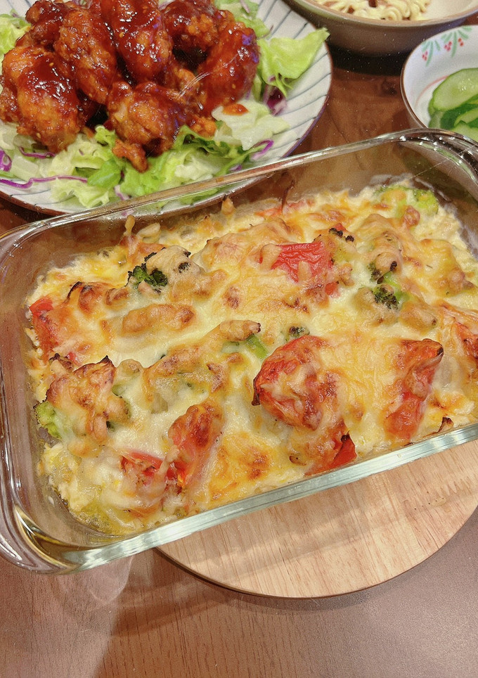トマトと野菜のチーズ焼き-レシピのメイン写真