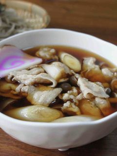 豚のつけ汁蕎麦-レシピのメイン写真