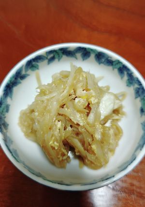 ラード活用♪大根の卵とじ-レシピのメイン写真