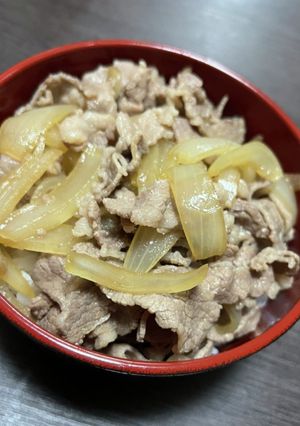 牛丼-レシピのメイン写真