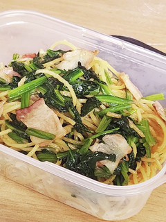 ほうれん草ベーコンのパスタ-レシピのメイン写真