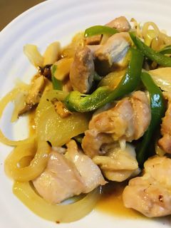 鶏肉とピーマンの野菜炒め●塩レモン風味-レシピのメイン写真