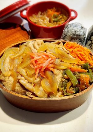 のっけ弁当2023.05.30豚丼-レシピのメイン写真