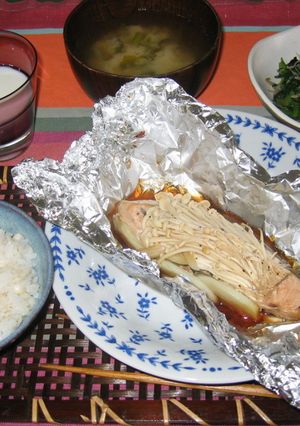 簡単♪炊飯器でご飯と一緒にホイル焼き-レシピのメイン写真