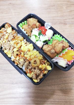 早起き苦手母さんの中学男子弁当　覚書5-レシピのメイン写真