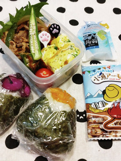 高1!男子弁当!豚こま焼き肉タレ炒め28-レシピのメイン写真