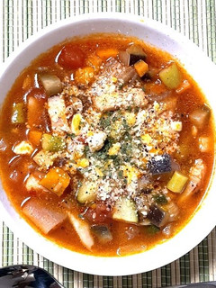 野菜たくさんトマトスープ-レシピのメイン写真