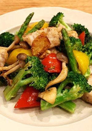 モロと野菜のアヒージョ風-レシピのメイン写真
