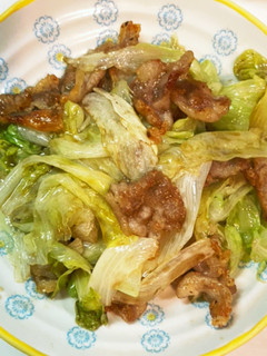 やみつきカリカリ豚レタス炒め-レシピのメイン写真