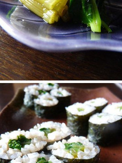 花わさびの醤油漬けと細巻き-レシピのメイン写真