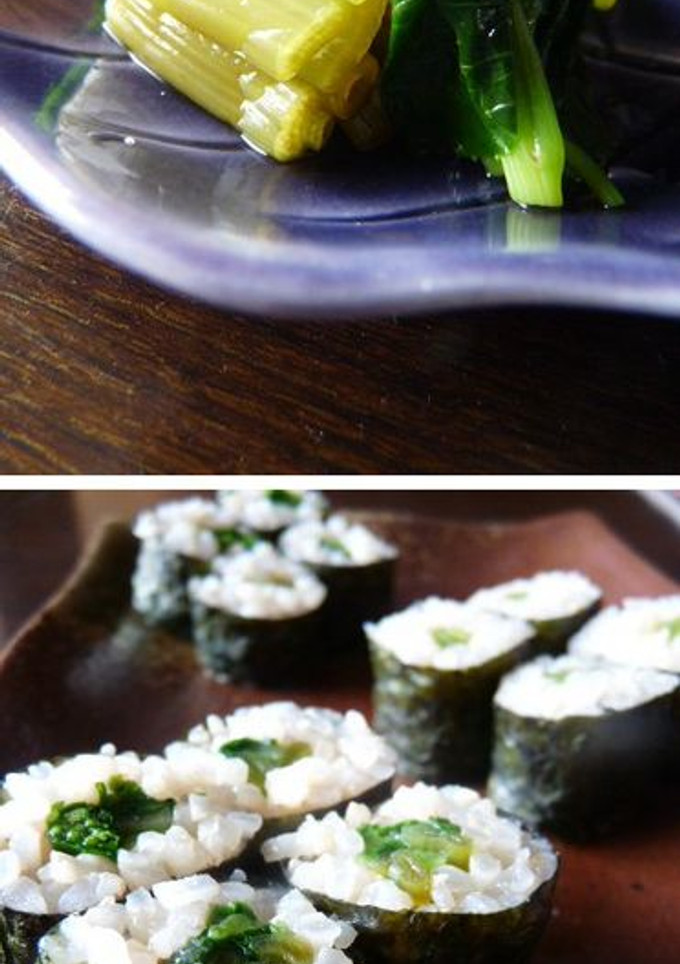 花わさびの醤油漬けと細巻き-レシピのメイン写真