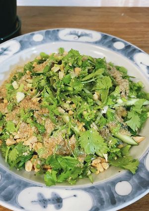 ぶっかけパクチーそうめん-レシピのメイン写真