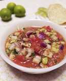 トマト缶で作るメキシコのセビーチェ