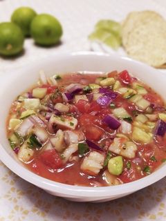 トマト缶で作るメキシコのセビーチェ-レシピのメイン写真