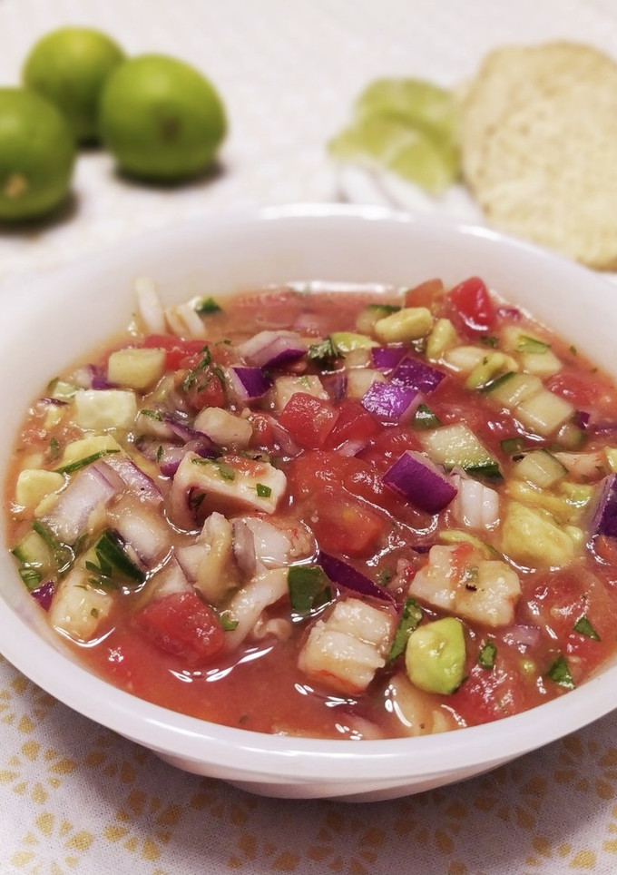 トマト缶で作るメキシコのセビーチェ-レシピのメイン写真