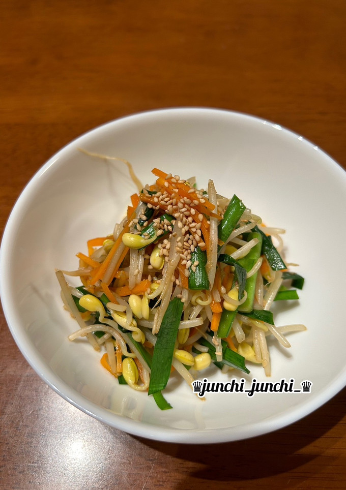 ★ニラと豆もやしの中華炒め★-レシピのメイン写真