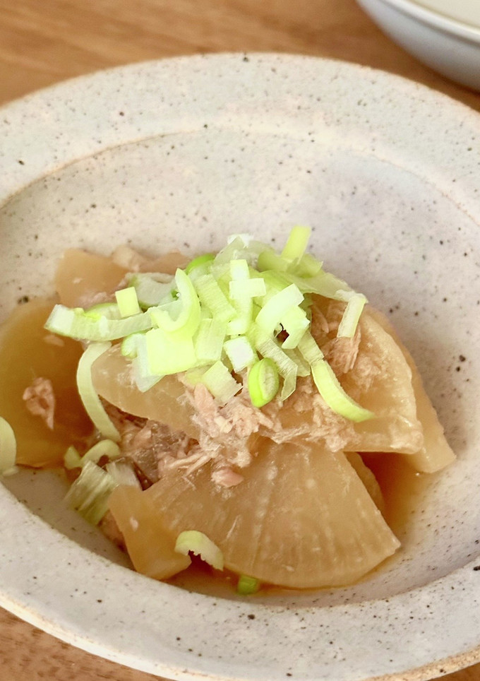 【初心者でも簡単】ツナと大根の煮物-レシピのメイン写真