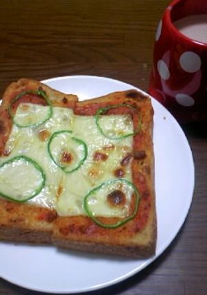 超簡単朝ごはん！ピザトースト☆-レシピのメイン写真