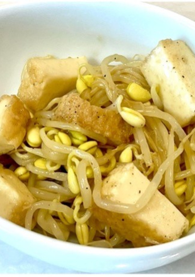 厚揚げと豆もやしのオイスター風炒め-レシピのメイン写真