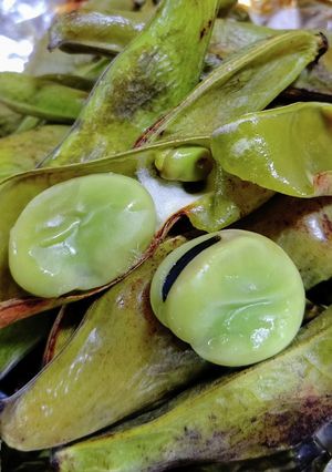 ソラマメを焼いてみた-レシピのメイン写真