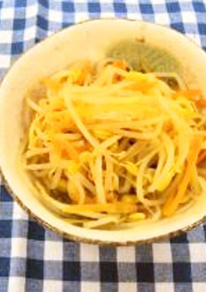 大豆もやしとにんじんのからし和え-レシピのメイン写真